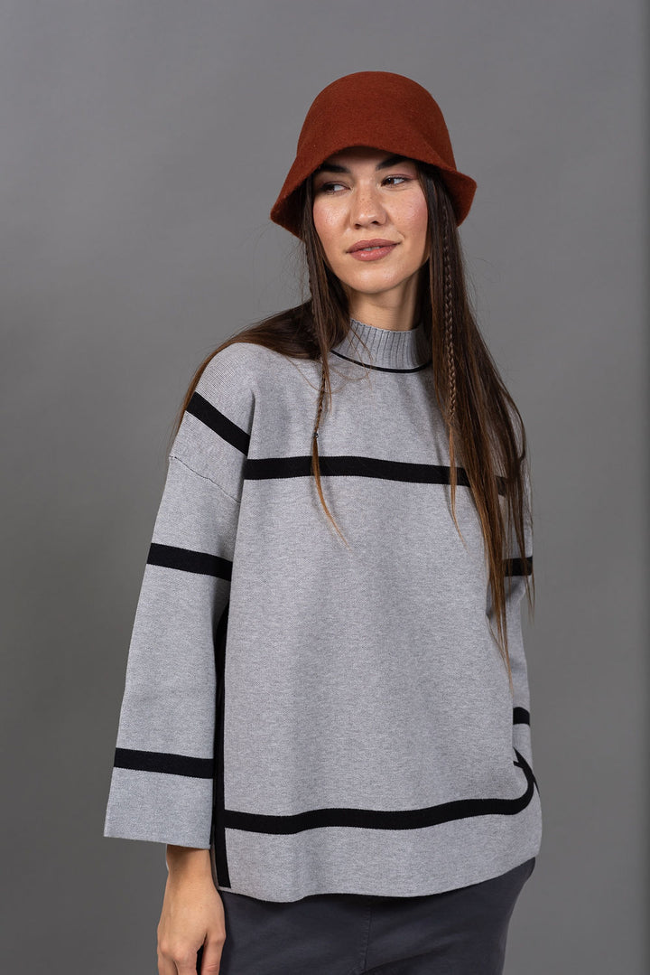 סריג ליאם 8590 | אפור