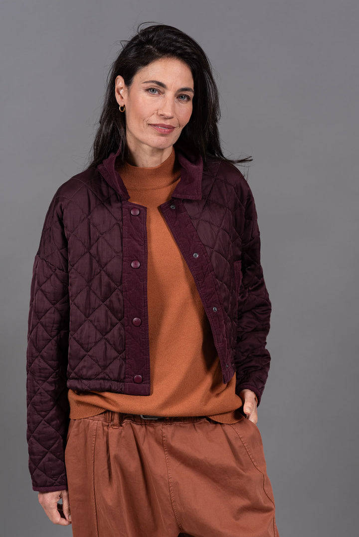 ג'קט שליו 7414 | בורגונדי