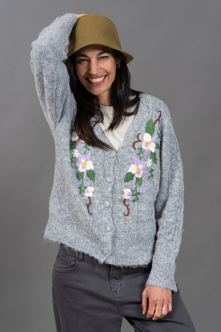 קרדיגן אלה 5016 | אפור