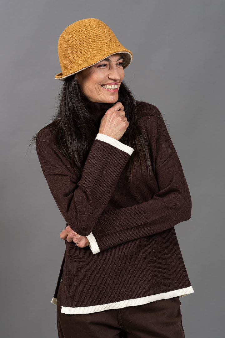 סריג לילך 7005 | חום שוקולד