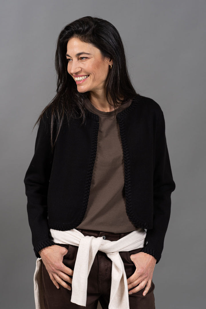 קרדיגן שי 6164 | שחור