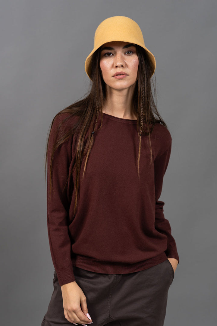 סריג דני 1111 | חום שוקולד