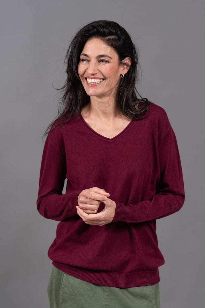 סריג יהל 1110 | בורגונדי