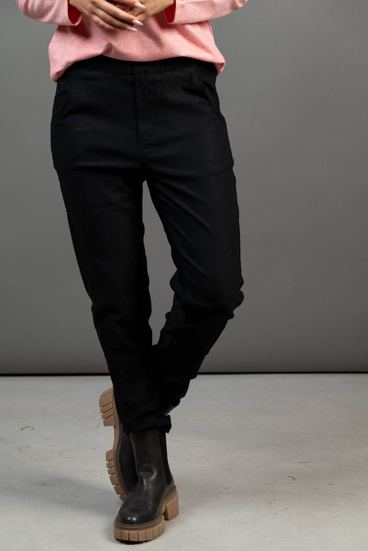 מכנסי CACAO | קקאו 1008 | שחור פסים