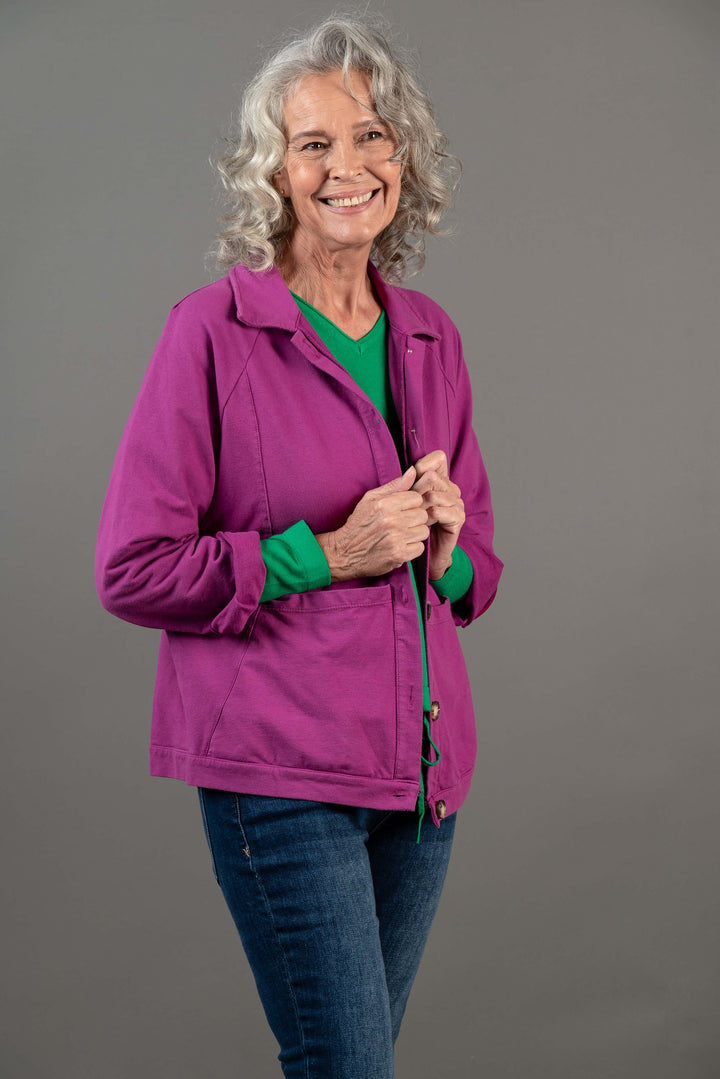 ג'קט כפתורים | סגול 20204