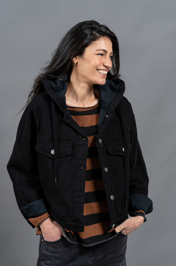 מעיל נילי 5246 | שחור