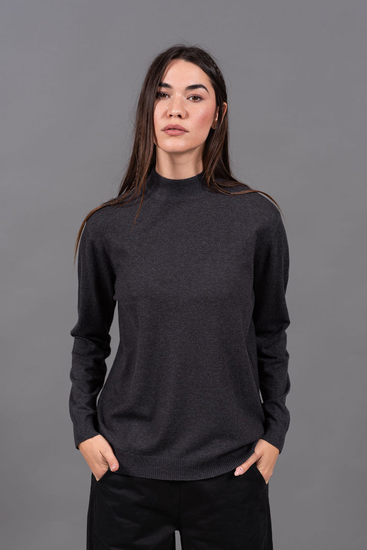 סריג ניב 1112 | אפור כהה