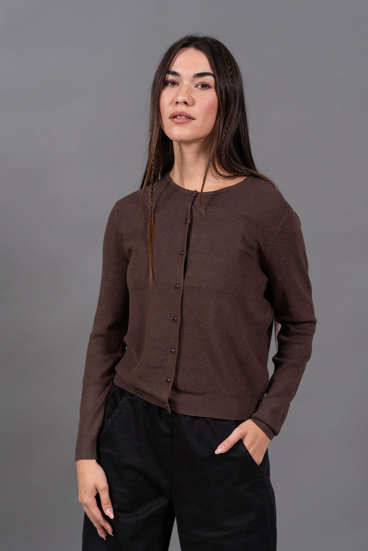 קרדיגן איילה 6003 | חום