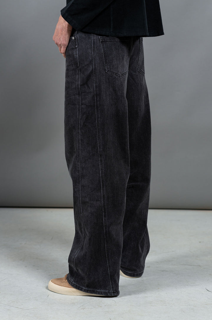 מכנסי ג'ינס ענבר 9282 | שחור פחם