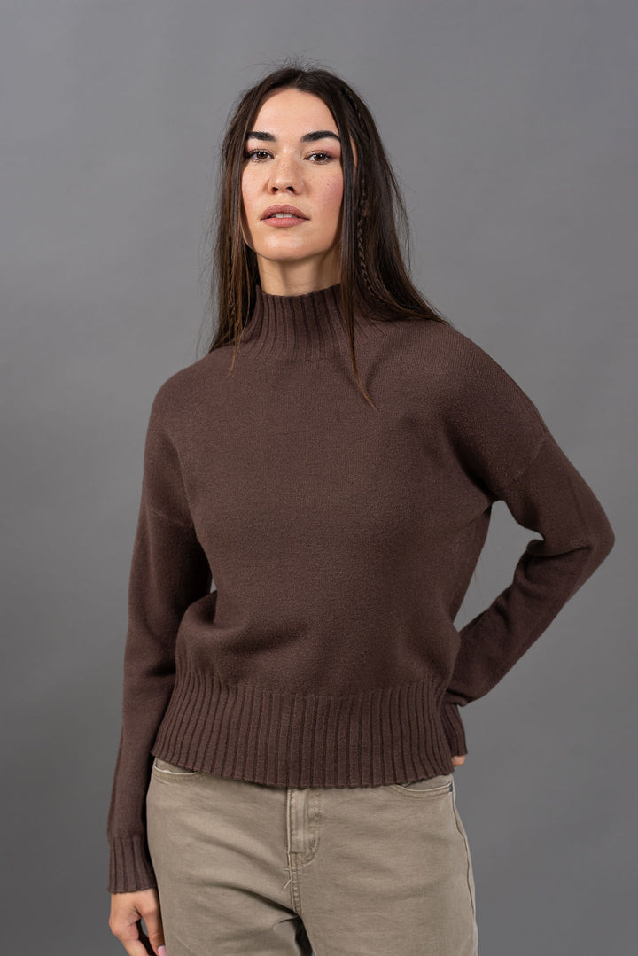 סריג ניר 6228 | חום שוקולד