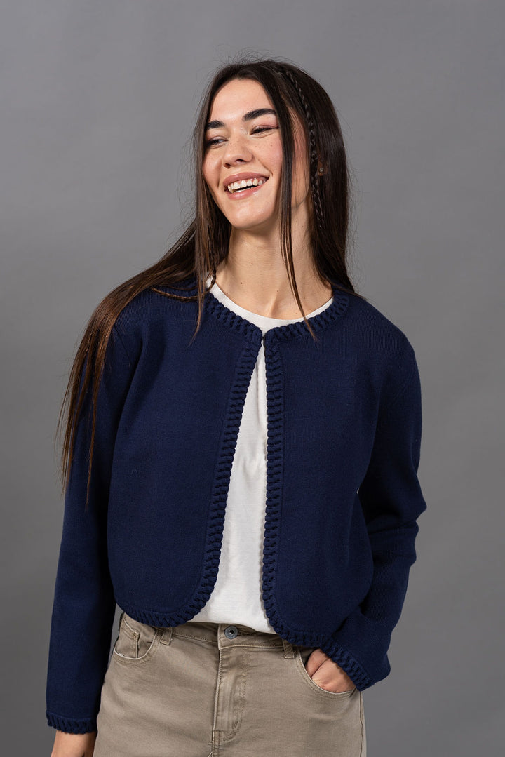 קרדיגן שי 6164 | כחול נייבי