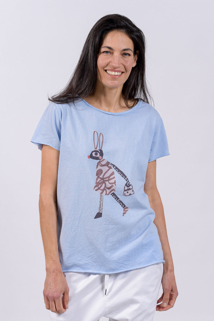 טישרט ארנבת 30385 | תכלת