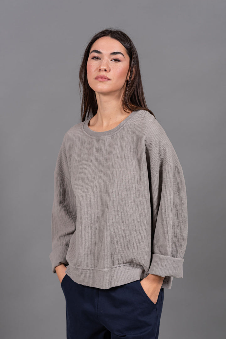 חולצת תום 2382 | חום אפרפר